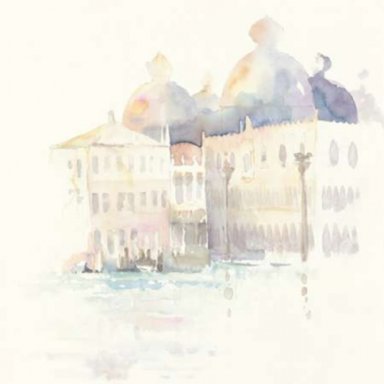 Venice Evening Square Poster Print by Avery Tillmon - Item # VARPDX22194